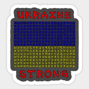 Ukraine Strong Sticker